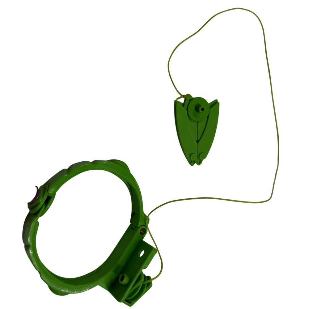 Vintage 90s Neon Green Forearm Wrist Blaster Grappling Hook Roleplay Toy